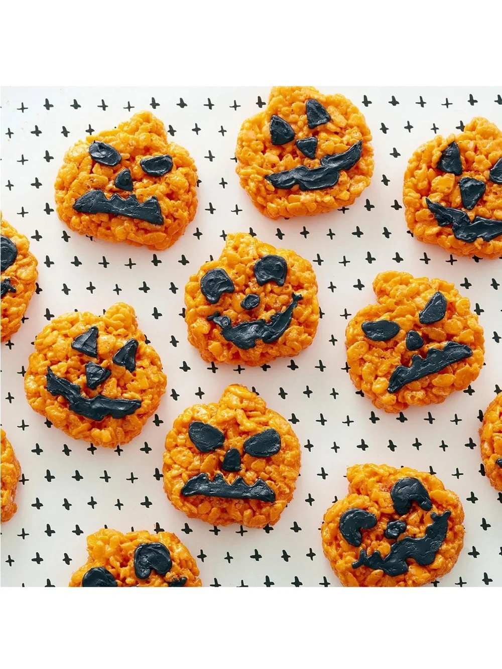 2 sets Wilton Orange Pumpkin Face Silicone Mold - 6 Cavity
